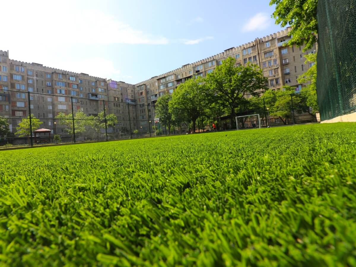 გლდანის რაიონში სპორტული მოედნების რეაბილიტაცია მიმდინარეობს