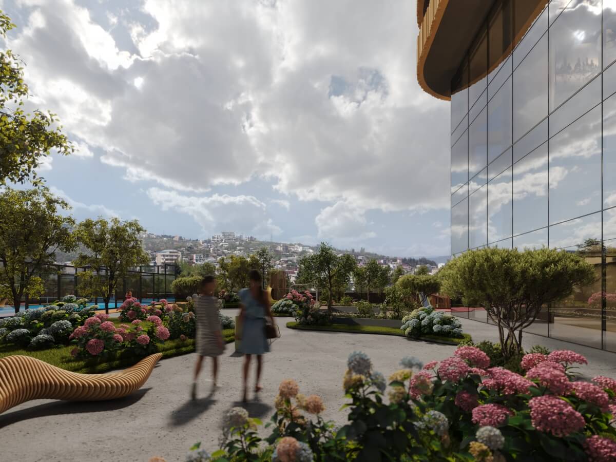 “საკენი” – მრავალფუნქციური კომპლექსი, რომელიც ვაჟა-ფშაველას გამზირზე სასტუმრო “აფხაზეთის” ნაცვლად აშენდება