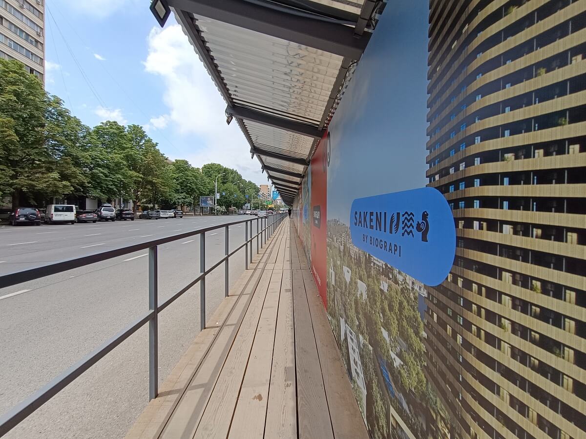 “საკენი” – მრავალფუნქციური კომპლექსი, რომელიც ვაჟა-ფშაველას გამზირზე სასტუმრო “აფხაზეთის” ნაცვლად აშენდება