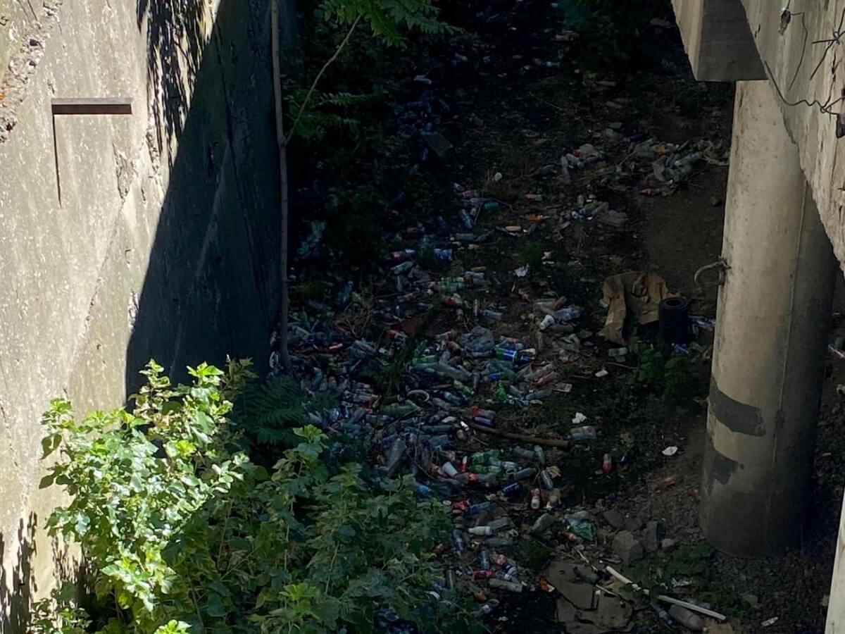 ფოტოფაქტი რკინიგზის სადგურიდან-ანტისანიტარია და საანაგვედ ქცეული ტერიტორია