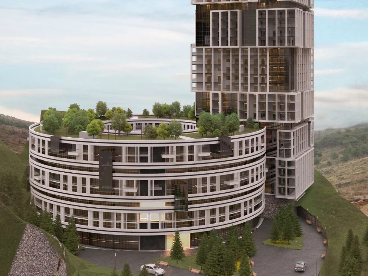 გორგასალის ქუჩა და 28-სართულიანი სასტუმრო ყოფილი სამთავრობო ავტოსადგომის ნაცვლად