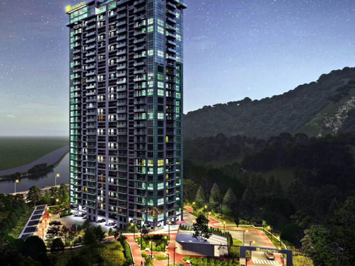 გორგასალის ქუჩა და 28-სართულიანი სასტუმრო ყოფილი სამთავრობო ავტოსადგომის ნაცვლად