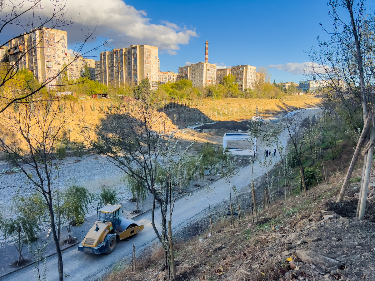 თემქის ხევის მოწყობის სამუშაოები მიმდინარე წლის დეკემბერში დასრულდება – რეკრეაციული სივრცე, რომლის მსგავსიც დამოუკიდებელი საქართველოს ისტორიაში არ მოწყობილა