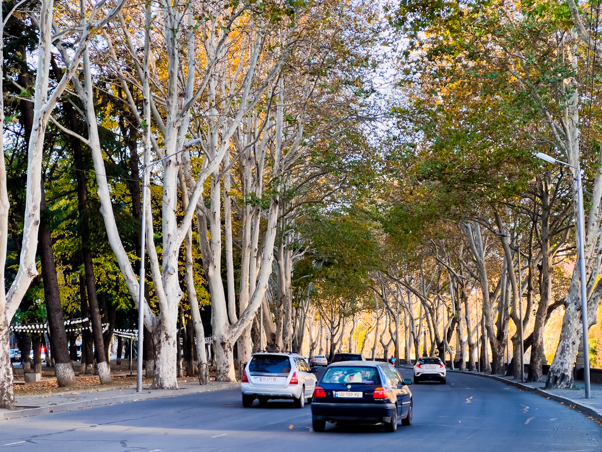 გორგასალის ქუჩა და 28-სართულიანი სასტუმრო ყოფილი სამთავრობო ავტოსადგომის ნაცვლად