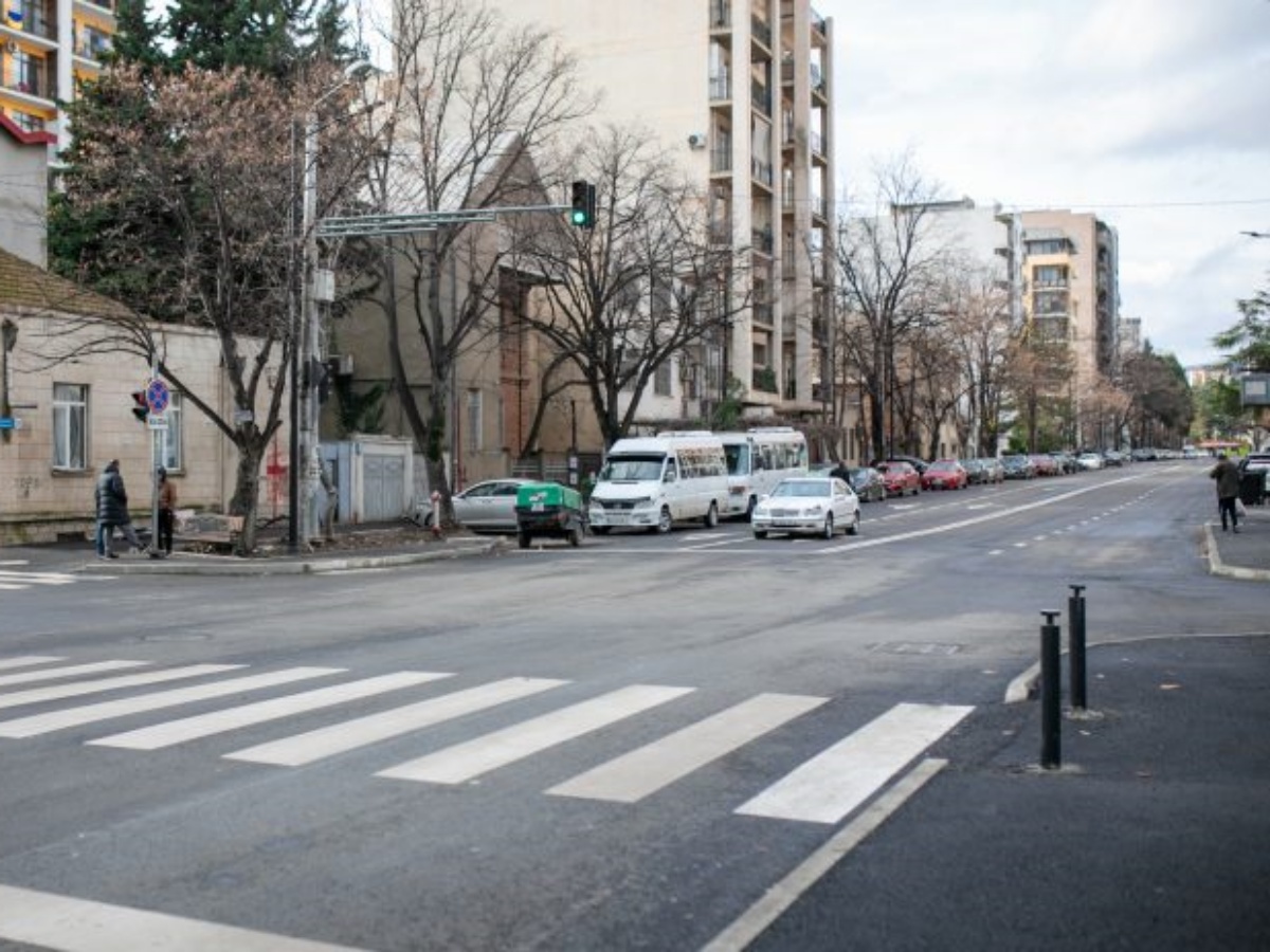 თბილისში, მიცკევიჩის ქუჩაზე ინფრასტრუქტურული სამუშაოები დასრულდა