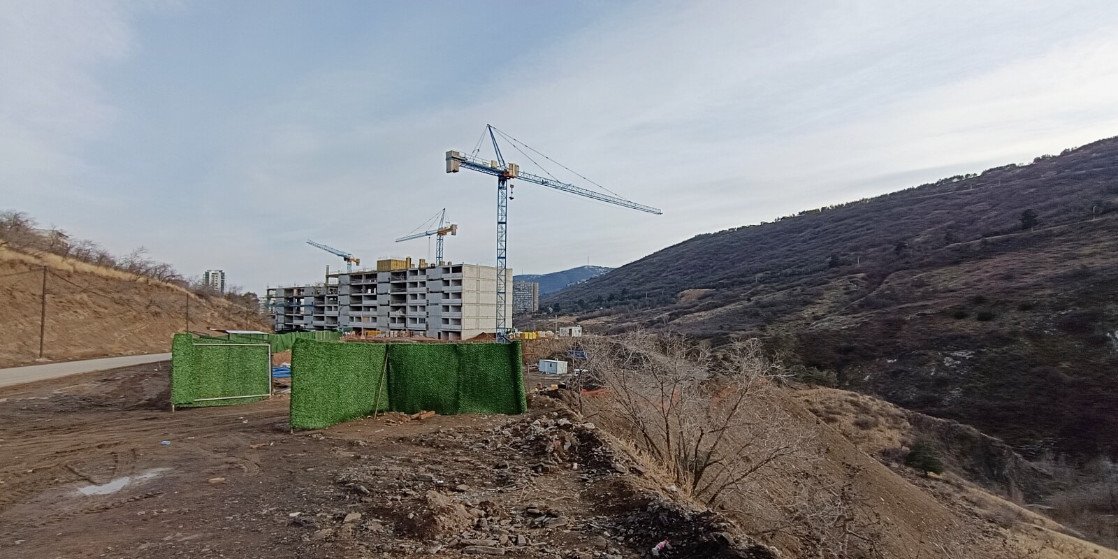 დეველოპერები აუთვისებელი ტერიტორიების განაშენიანებას შეუდგნენ – დანელიას ქუჩაზე მიმდინარე მასშტაბური მშენებლობები