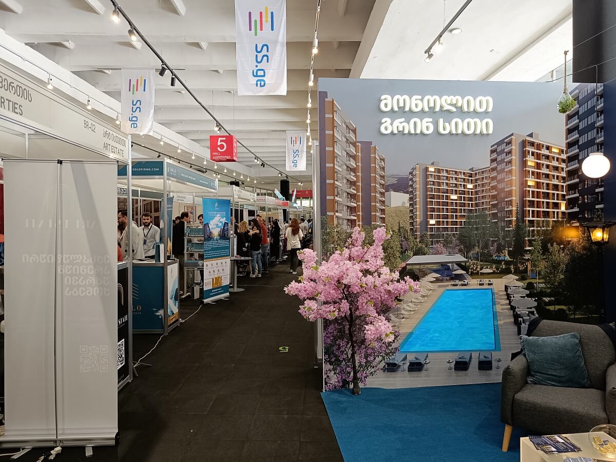 Expo Georgia-ში ამ წუთებში, საქართველოს უძრავი ქონების გამოფენა მიმდინარეობს – მიმდინარე და დასრულებული პროექტები ერთ სივრცეში