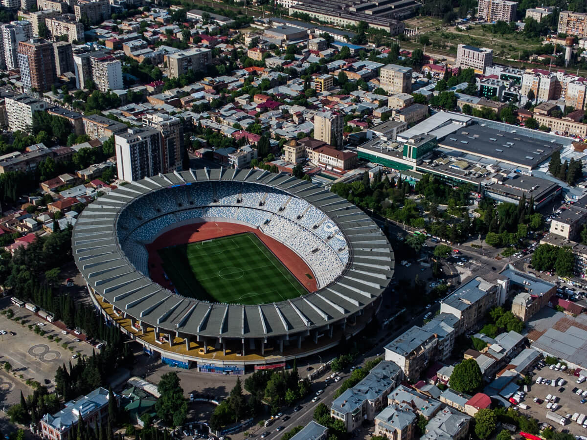 თბილისის ეროვნული სტადიონი და ახალი პროექტი, რომელიც 70 000 მაყურებელზე იქნება გათვლილი