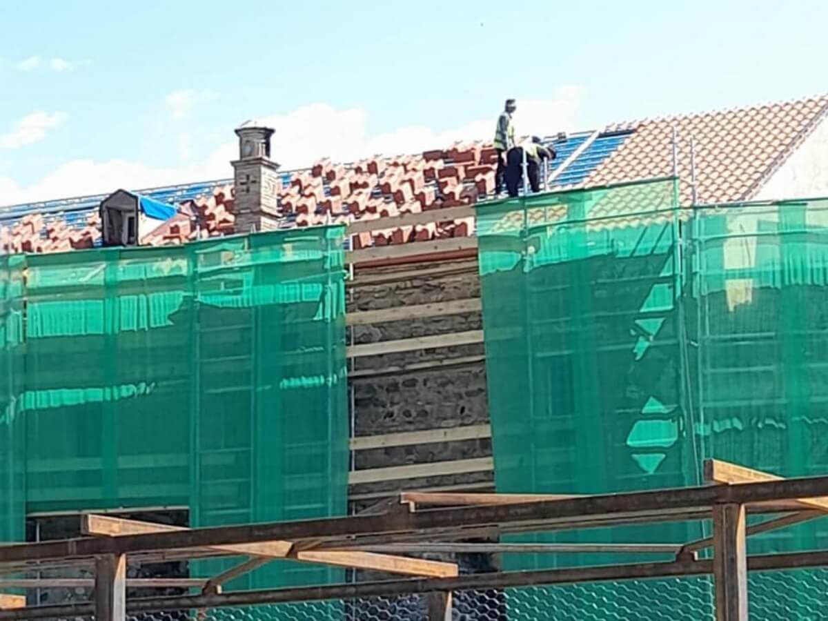 ალავერდის სამონასტრო კომპლექსში სტიქიის შედეგების აღმოფხვრა გრძელდება